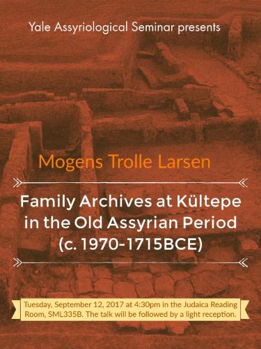 Family Archives at Kültepe