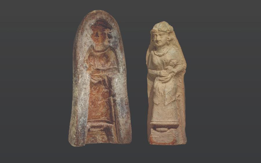 Photo credit Klaus Wagensonner Terracotta mold with cast statue